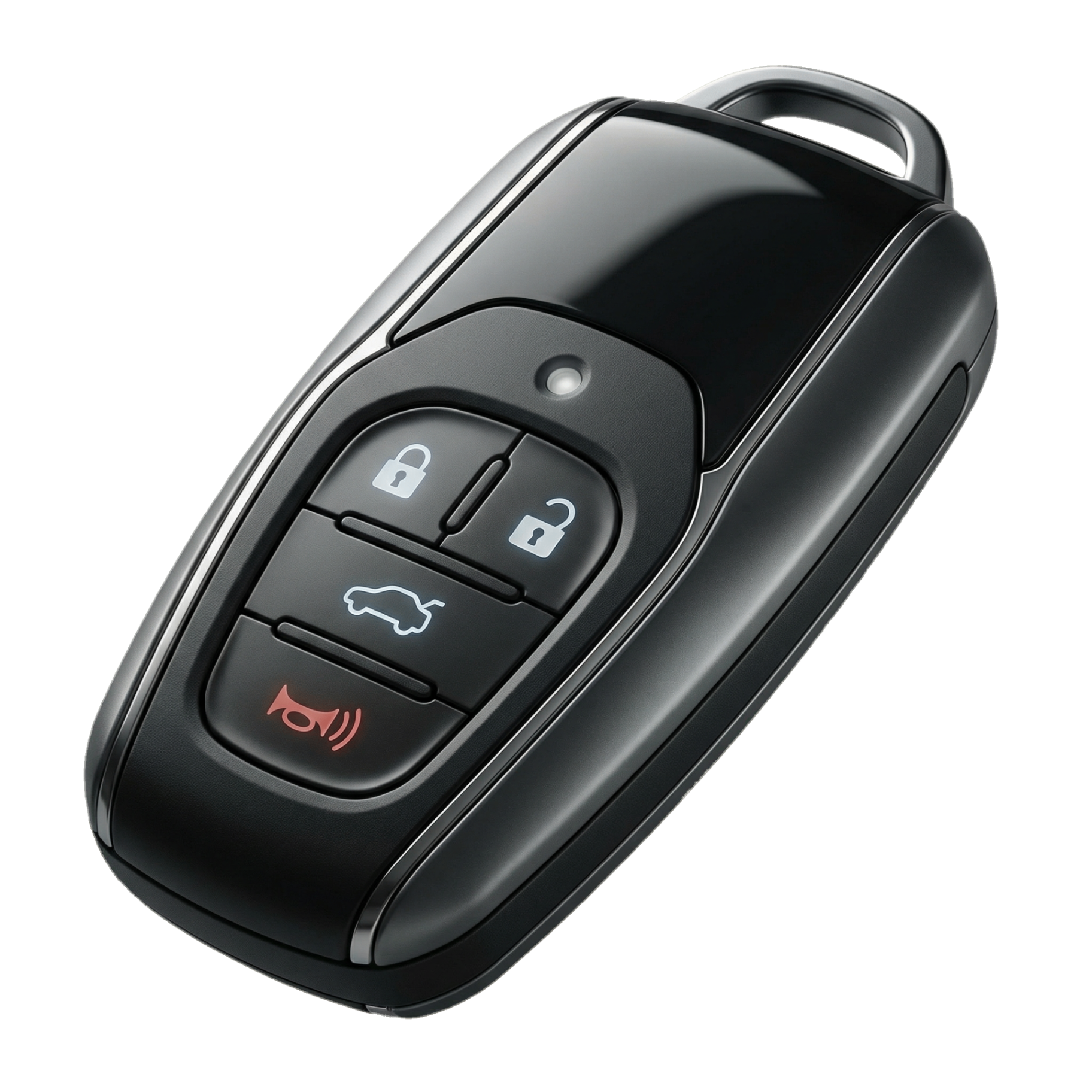 Professional automotive key fob with transponder technology