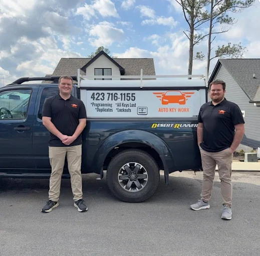 Jack and Alex Shoemaker, founders of Auto Key Worx
